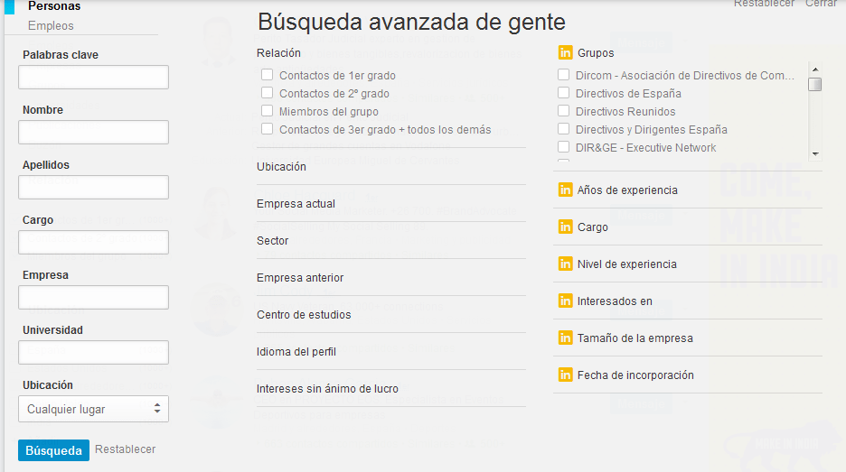 búsqueda avanzada